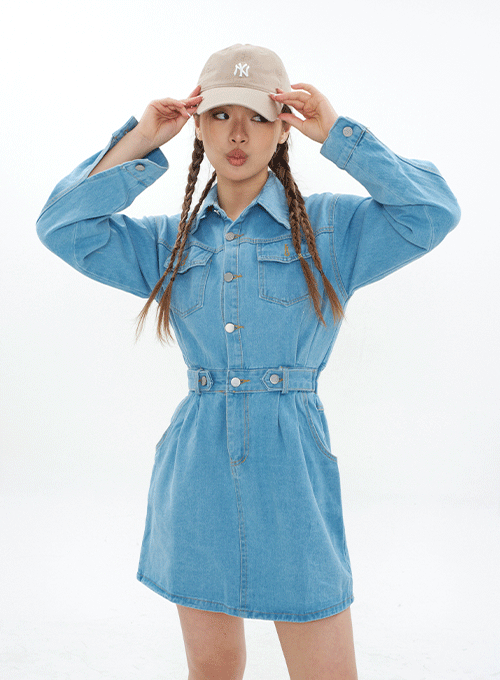 Denim Mini Dress CM22
